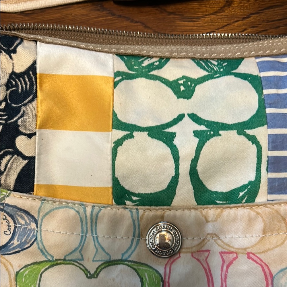 Coach Multicolor Patchwork Shoulder Bag - Picture 11 of 16